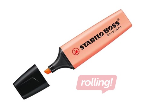 Маркер текстовой Stabilo Boss Original Pastel, персиковый