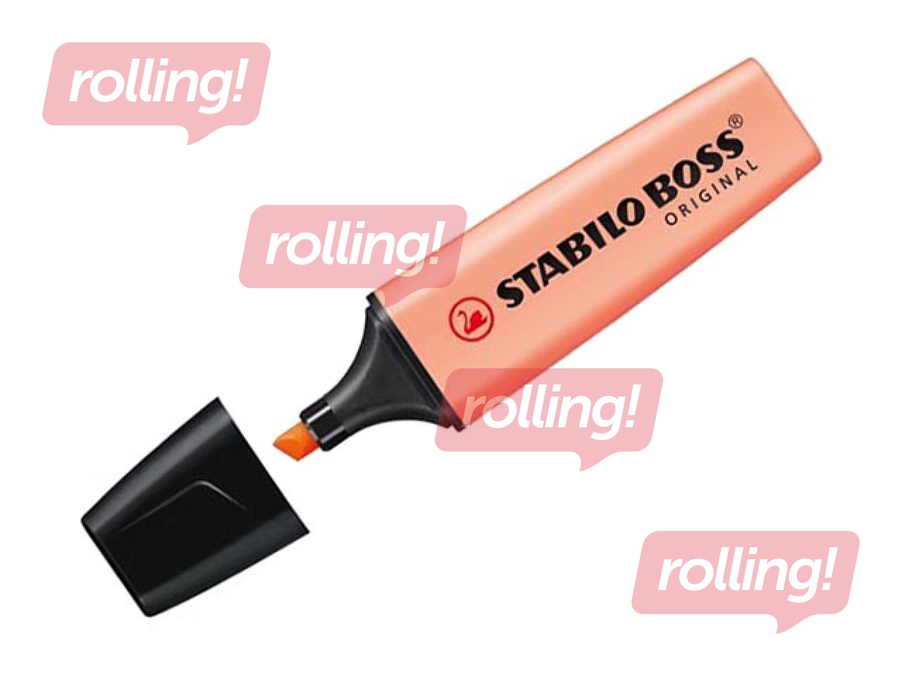 Маркер текстовой Stabilo Boss Original Pastel, персиковый