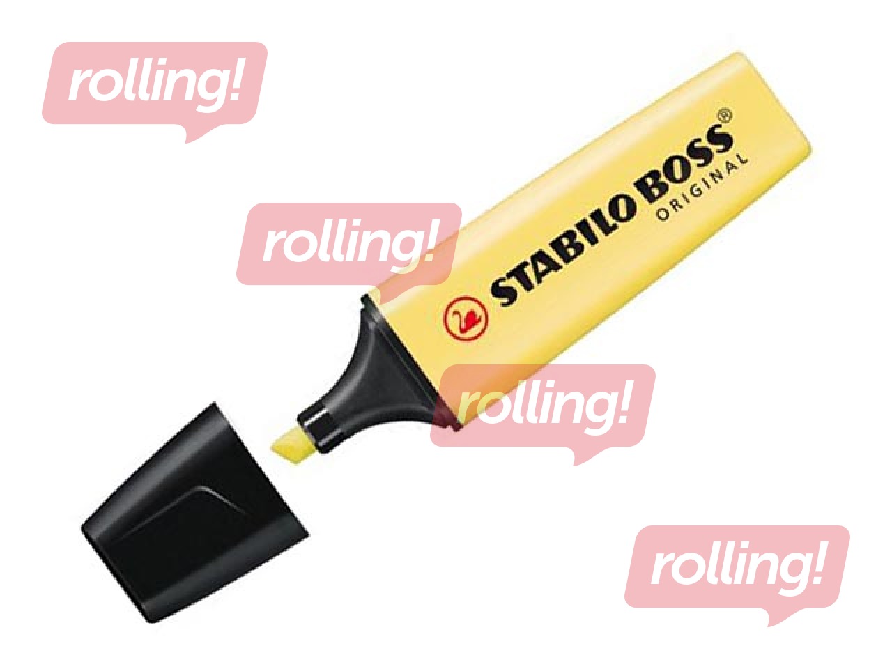 Teksta marķieris Stabilo Boss Original Pastel, dzeltens