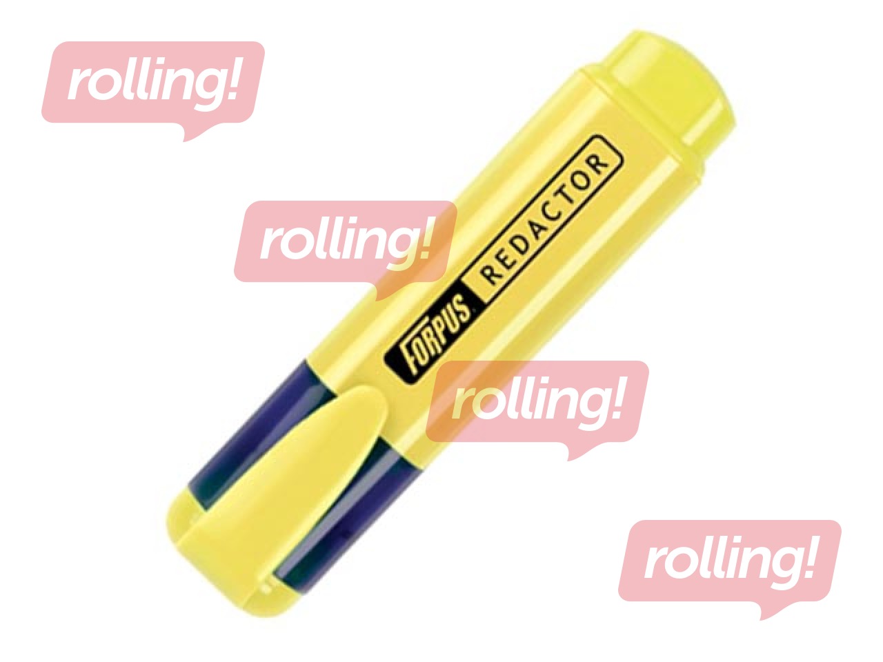 Tekstimarker Forpus, kollane, 2-5mm