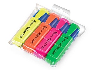Text marker Forpus, 2-5mm, set 4 pcs.