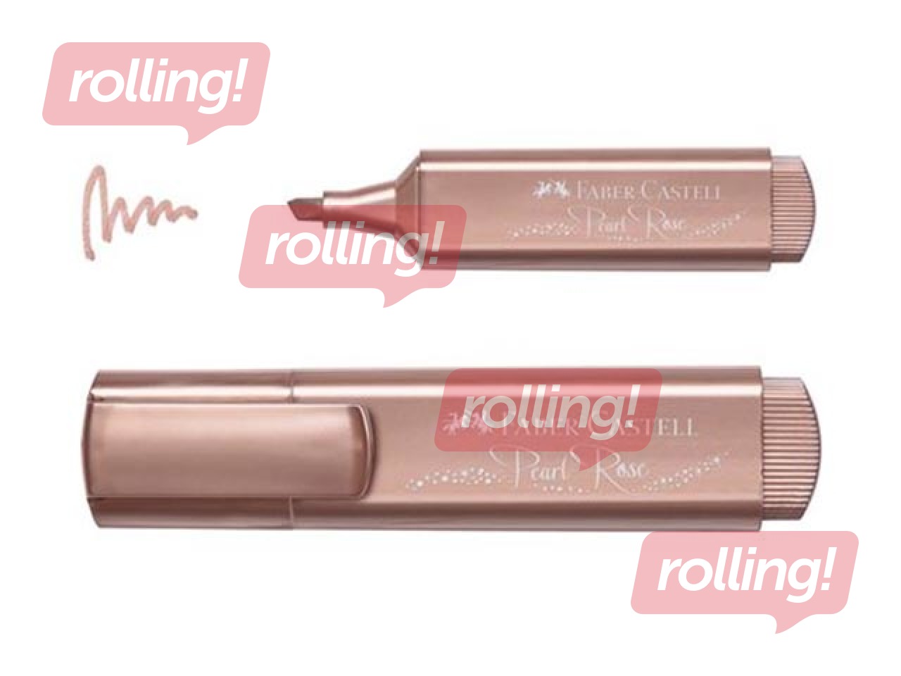 Text marker Faber - Castell, pearl rose gold, 1-5mm