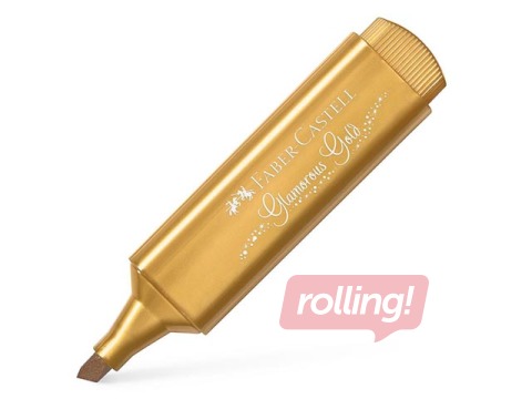 Teksta marķieris Faber - Castell, perlamutra zelta, 1-5mm