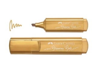 Teksta marķieris Faber - Castell, perlamutra zelta, 1-5mm