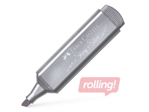 Teksta marķieris Faber - Castell, perlamutra sudraba, 1- 5mm