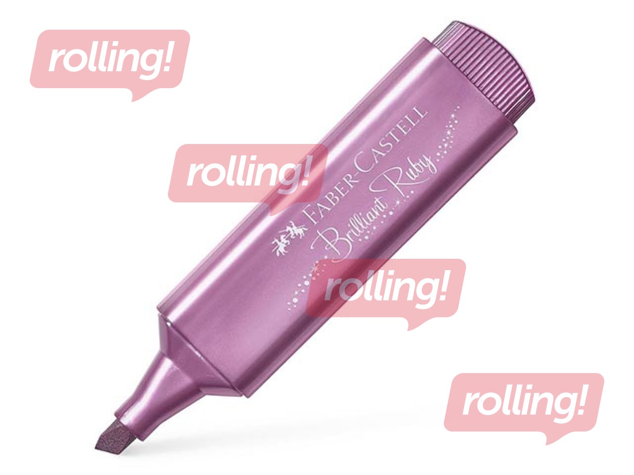 Teksta marķieris Faber - Castell, perlamutra lillā, 1-5mm