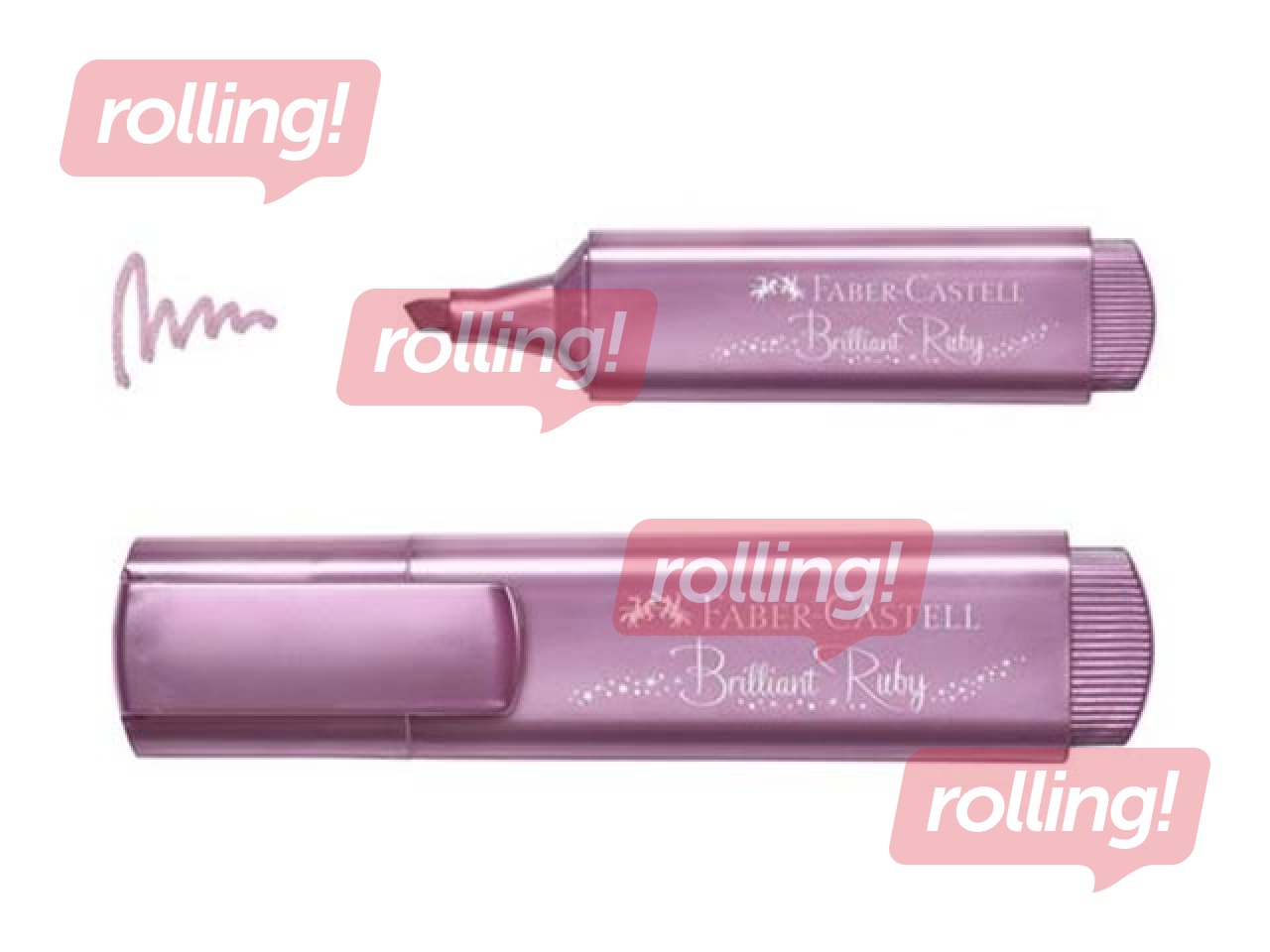 Текстовый маркер Faber - Castell, жемчужно-фиолетовый, 1-5мм