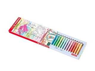 Tekstimarker Stabilo Swing komplekst, 1-4mm, 18 värvi