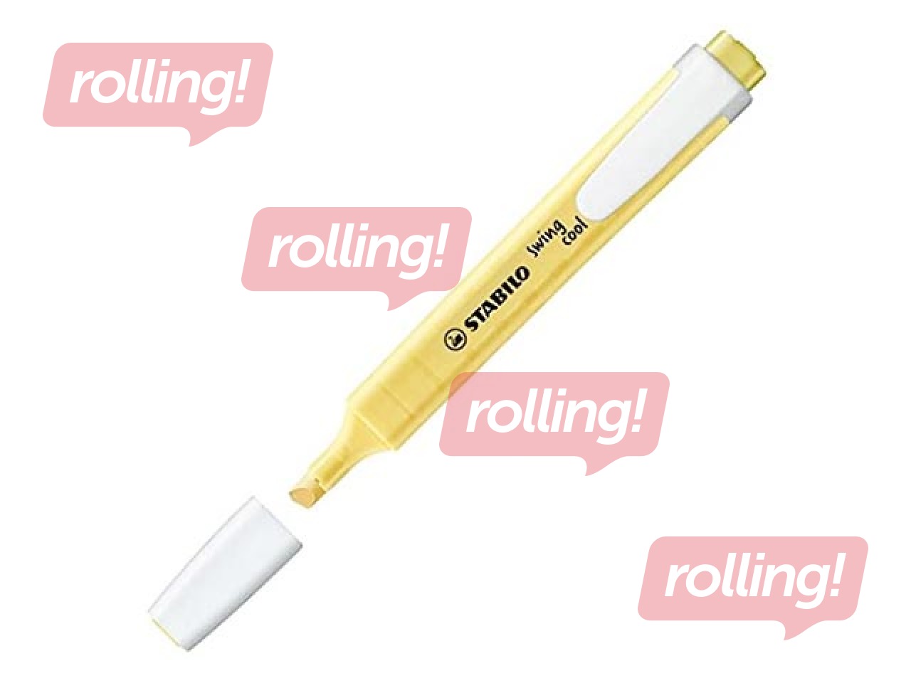 Tekstimarker Stabilo Swing komplekst, 1-4mm, 18 värvi