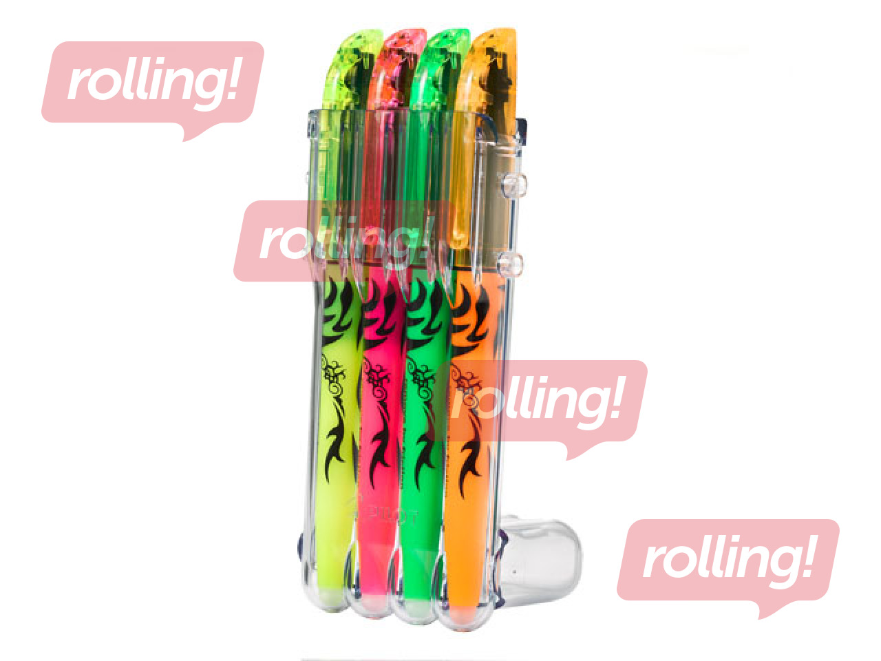 Tekstimarkerite komplekt Pilot Frixion Light SET2GO, 4 värvi