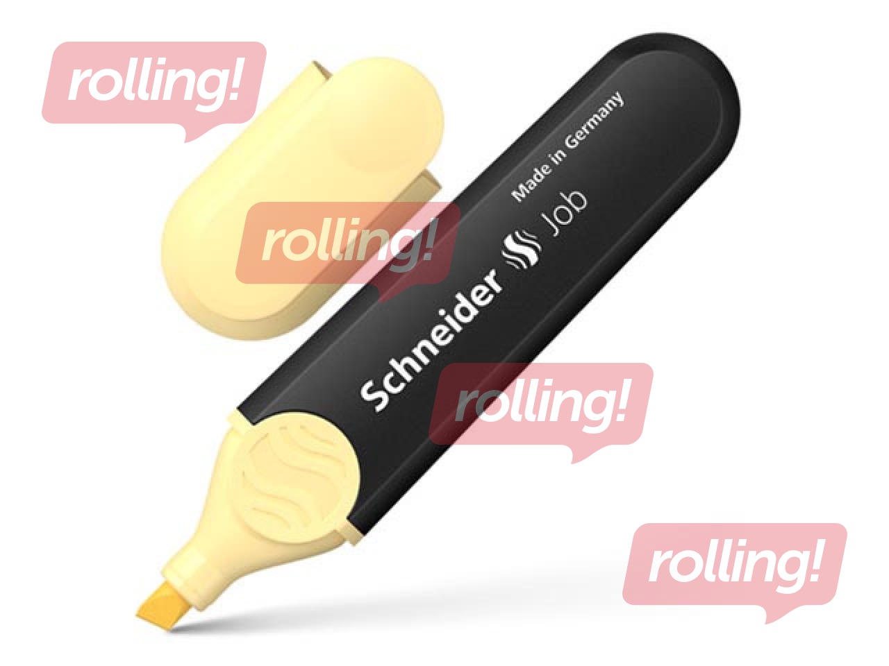 Text marker Schneider Job, vanilla color, 1-5mm