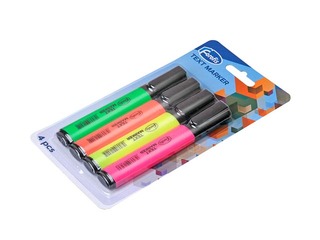 Teksta marķieru komplekts Forofis, 4 krāsas, 1-3mm