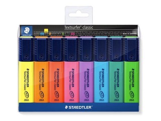 Комплект текстовых маркеров Staedtler Textsurfer 364, 1-5мм, 8 цветов