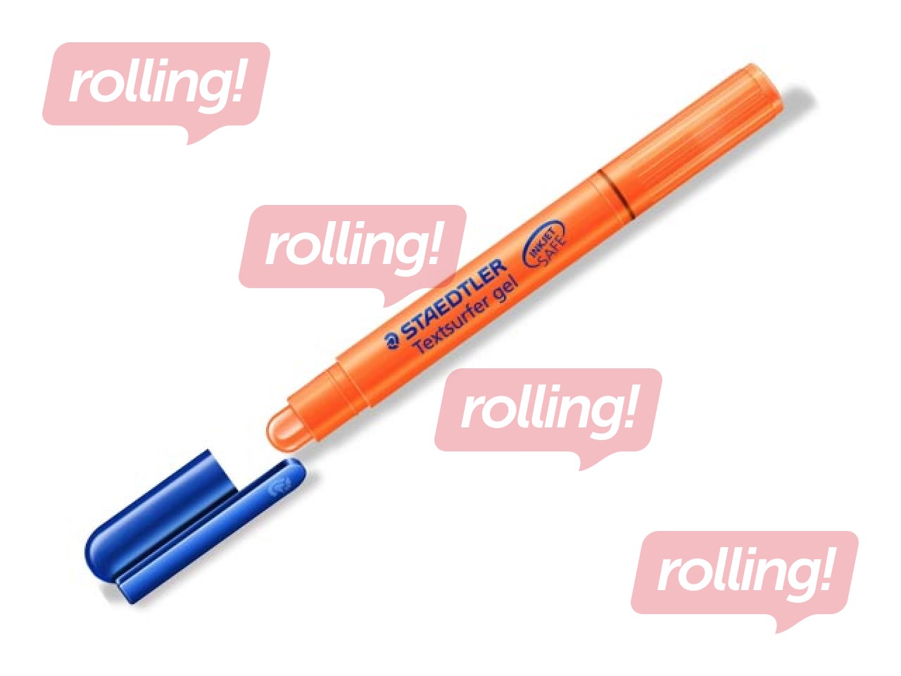 Gel highlighter Staedtler Textsurfer 364, orange, 3mm