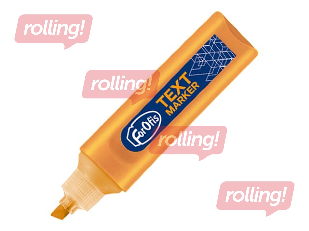 Text Marker Forofis, orange, 1-5mm