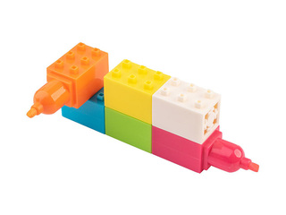 Teksta marķieris Happy Color, Blocks, 1-5mm, 5 krāsas