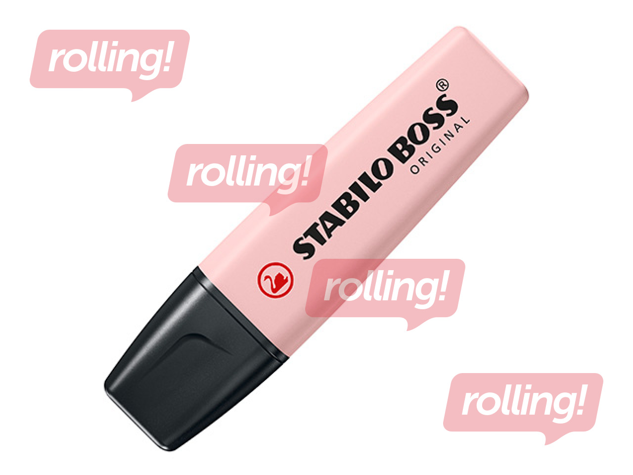 Teksta marķieris Stabilo Boss Original NatureCOLORS Wildflower, rouge