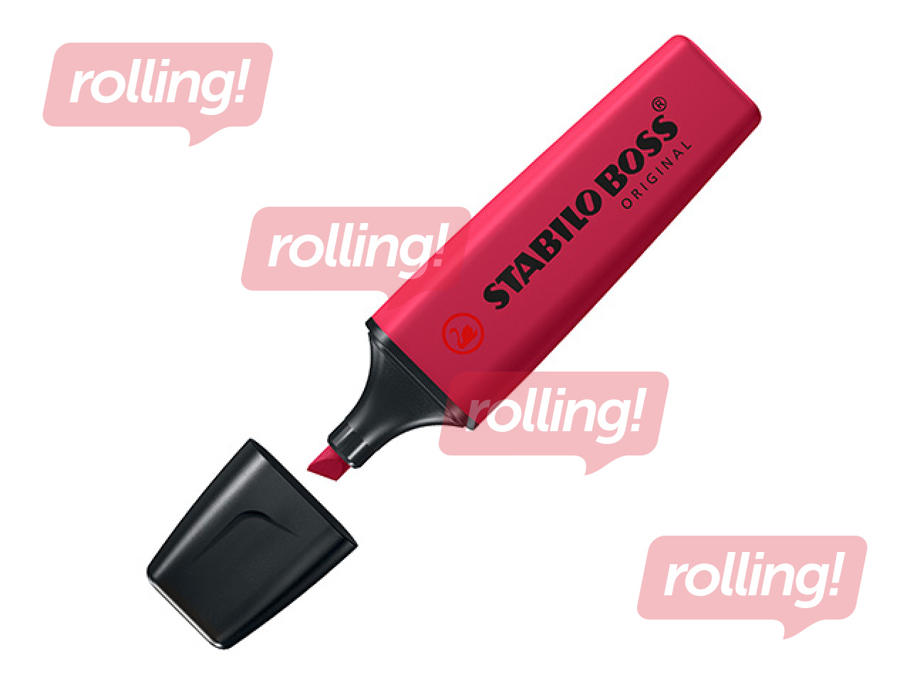 Teksta marķieris Stabilo Boss Original NatureCOLORS Wildflower, burgundy