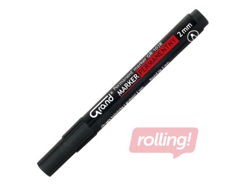 Permanent marker Grand, round, black, 1-3mm