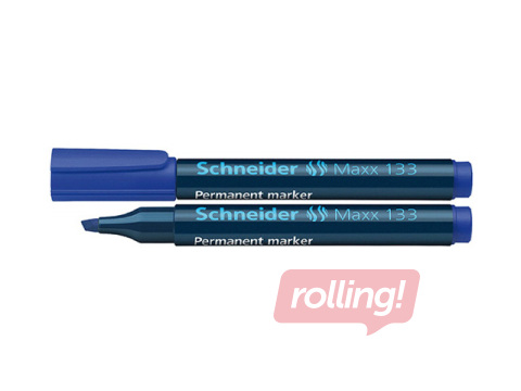Permanentais marķieris Schneider 133, nošķelts, zils