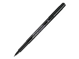 Permanent marker Faber Castell, round, black, 0.4mm