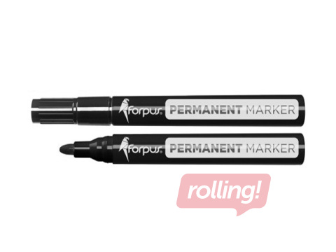 Permanentais marķieris Forpus konisks, melns