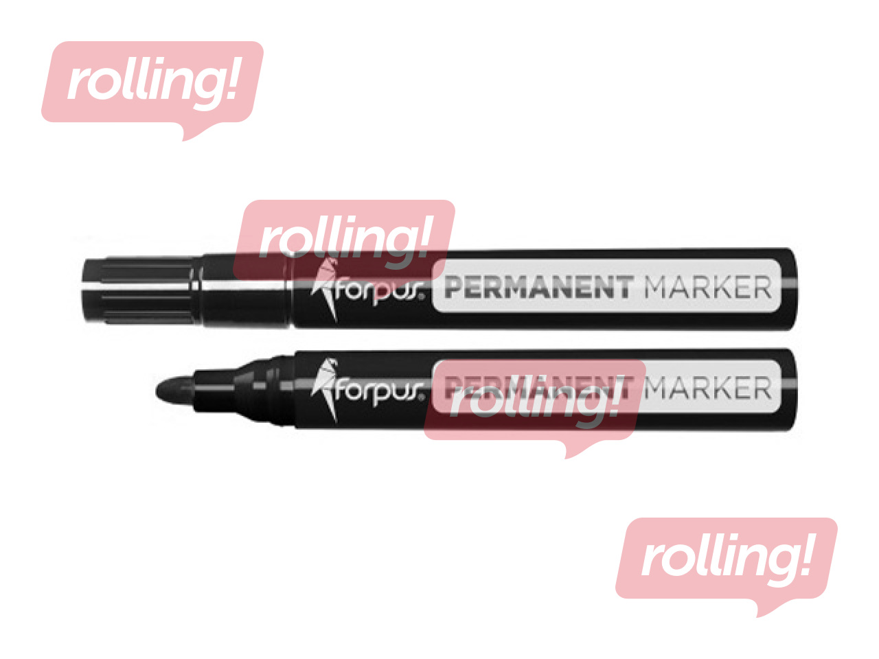 Permanentais marķieris Forpus konisks, melns