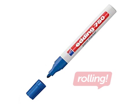 Permanentais marķieris Edding Paint 750, 2-4mm, zils