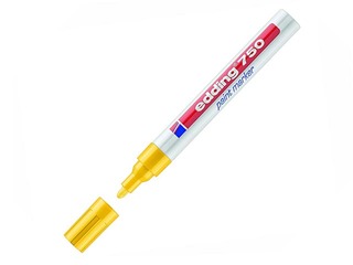 Permanentais marķieris Edding Paint 750, 2-4mm, dzeltens