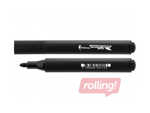 Permanent marker Forpus, triangular, black, 1–3mm