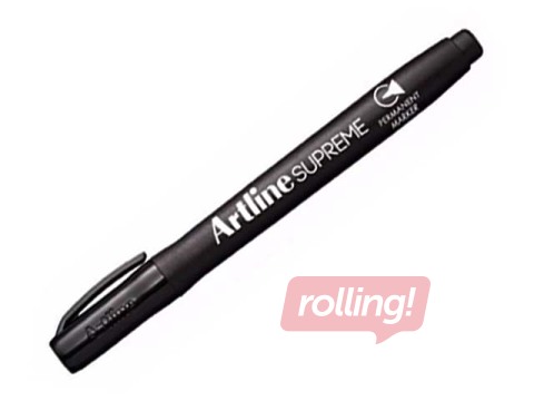 Püsiv marker Artline Supreme, ümar, must, 1-2mm