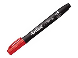 Permanentais marķieris Artline Supreme, apaļš, sarkans, 1-2mm