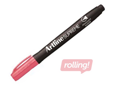 Перманентный маркер Artline Supreme, круглый, розовый, 1-2мм