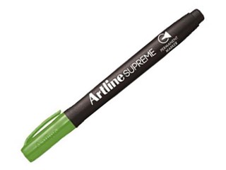 Permanent marker Artline Supreme, round, lime green, 1-2mm