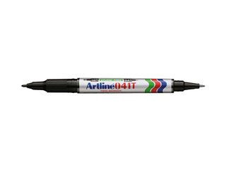 Permanent marker Artline 041T, double-sided, black, 0.4mm/1mm