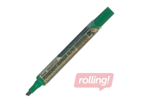 Permanentais marķieris Pentel Maxiflo, slīps, zaļš, 2-4.5mm