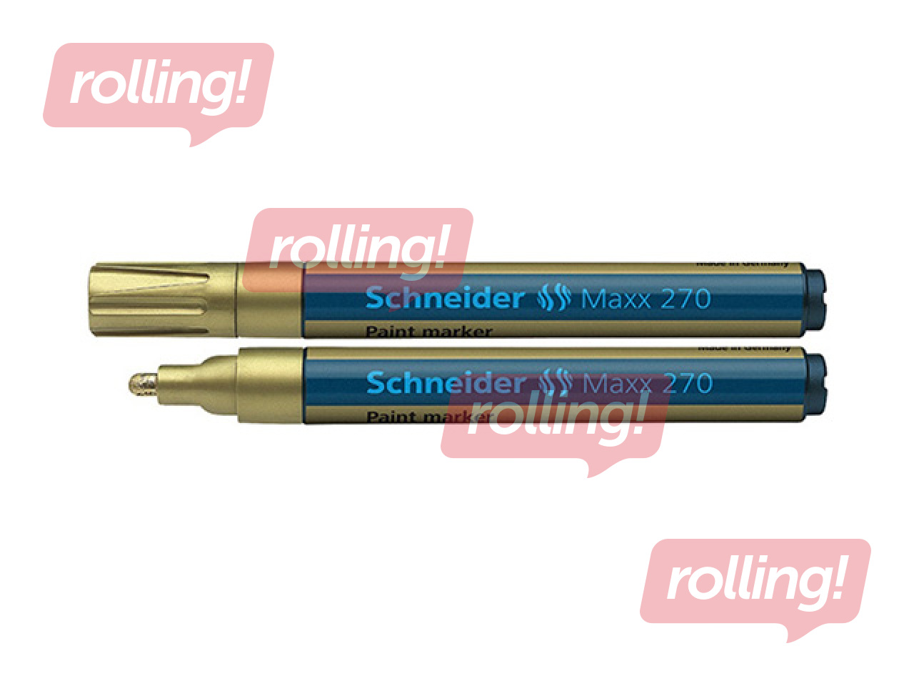 Permanentais marķieris Schneider Paint Maxx 270, 1-3mm, konisks, zelta