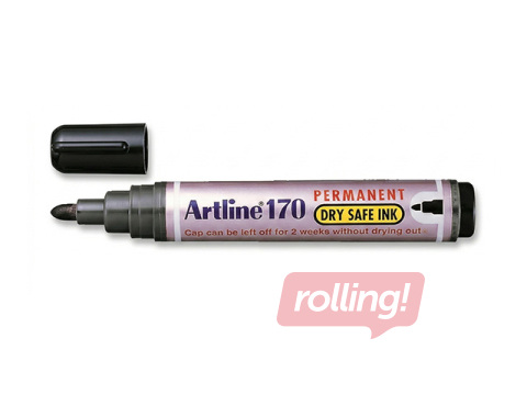 Permanentais marķieris Artline 170, apaļš, melns