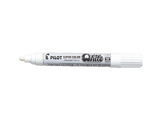Permanent marker Pilot  Super Color, white, 2mm
