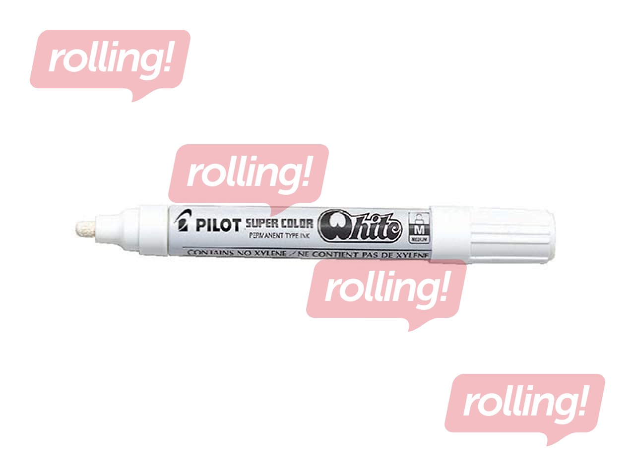 Permanentais marķieris Pilot  Super Color, 2.0 mm, balts