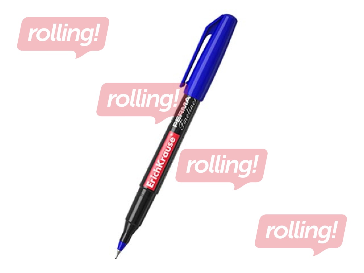 Permanent marker ErichKrause FP-50, blue, 0.6mm