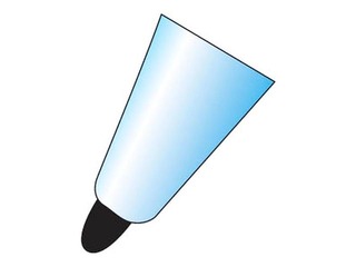 Permanent marker Forofis conic, black
