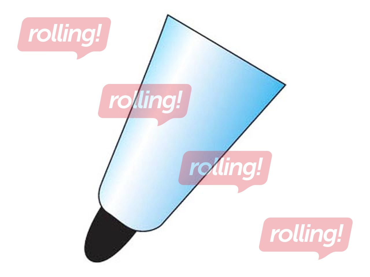 Permanentais marķieris Forofis konisks, melns