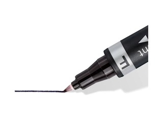 Permanentais marķieru komplekts Staedtler Lumcolor DUO, divpusējs, 0.6mm/1.5mm, 4 krāsas 