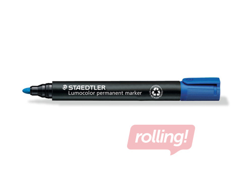 Перманентный маркер Staedtler Lumcolor 352, синий, 2мм