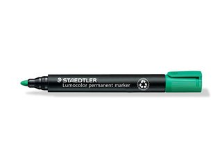 Перманентный маркер Staedtler Lumcolor 352, зеленый, 2мм