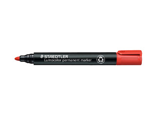 Перманентный маркер Staedtler Lumcolor 352, красный, 2мм