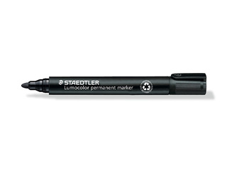 Перманентный маркер Staedtler Lumcolor 352, черный, 2мм