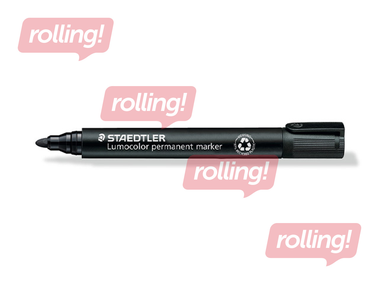 Перманентный маркер Staedtler Lumcolor 352, черный, 2мм