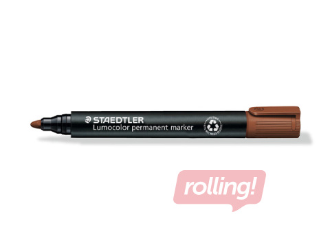 Permanentais marķieris Staedtler Lumcolor 352, brūns, 2mm